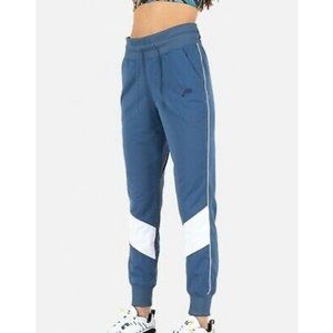 Nike Sportswear Blue Colorblock Heritage Track Pant Women's Sz S